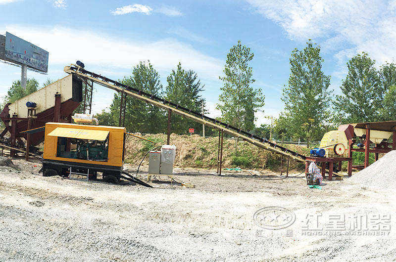 配錘式破碎機的路面石料生產線 配錘式破碎機的路面石料生產線