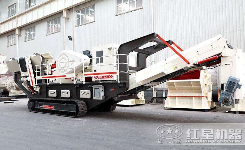 建筑垃圾履帶移動(dòng)破碎站 建筑垃圾履帶移動(dòng)破碎站
