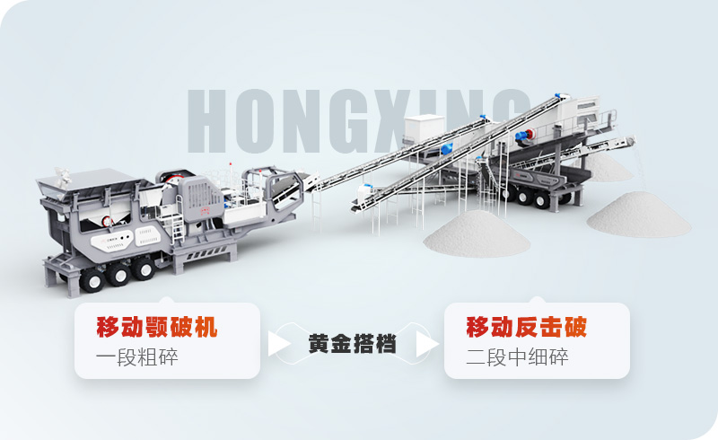 靈活現(xiàn)場(chǎng)，可自由專場(chǎng)的巖石移動(dòng)破碎站全圖