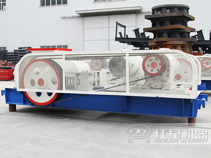 對輥式碎石機，結構簡單應用廣泛