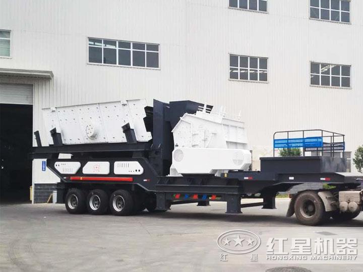 移動砂石生產線，實現篩分破碎機一體化，效能高更智能