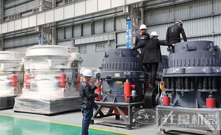 全液壓圓錐破碎機，液壓過載保護裝置，自動調節出料粒度