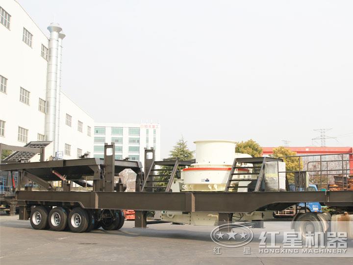 移動(dòng)柴油打砂機(jī)，可一鍵智能操作，液壓控制