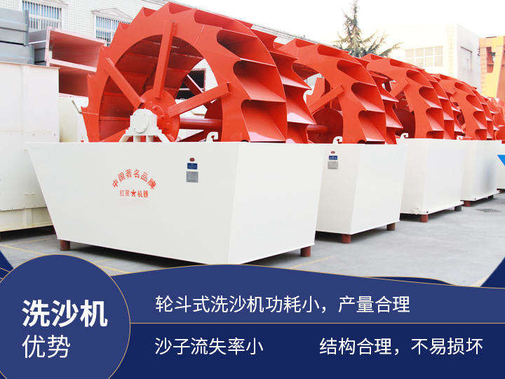洗砂設備強力清洗去除污漬，易損件更換成本低