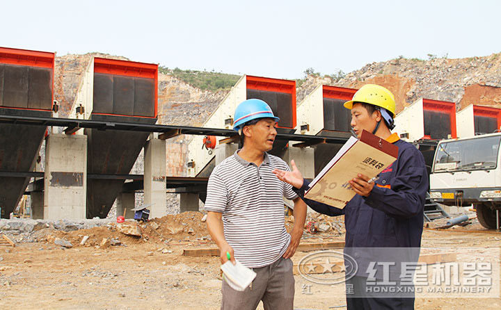 廠家技術(shù)人員到場指導(dǎo)安裝、以達(dá)到更合理、科學(xué)的生產(chǎn)線配置方案