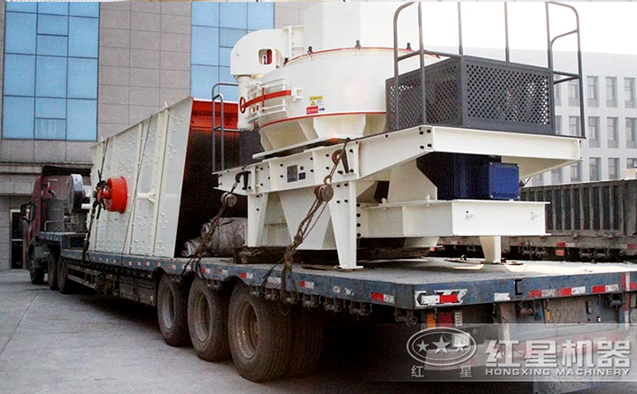 HVI制砂機整裝待發貨,河南洛陽劉總請查收