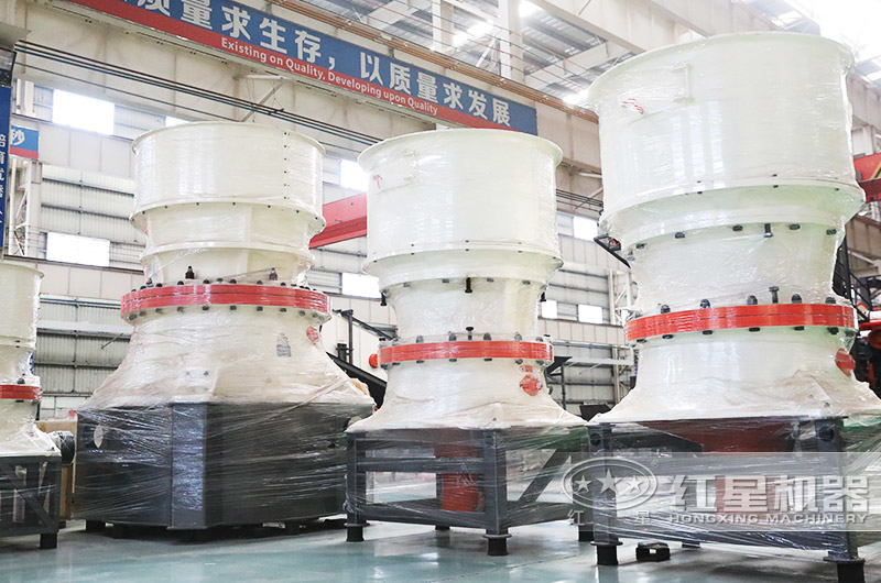 圓錐式破碎機軋臼壁不需填料，更換方便