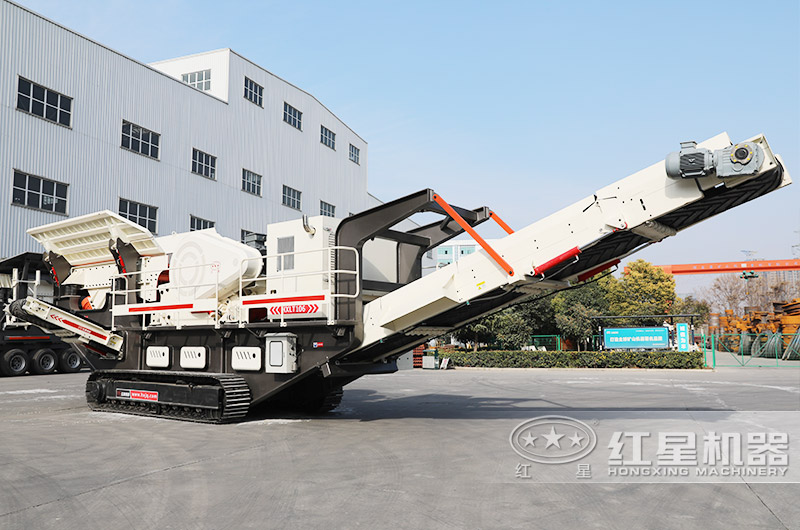 小型一體式移動破碎機:履帶行走-配鄂破機 小型一體式移動破碎機:履帶行走-配鄂破機