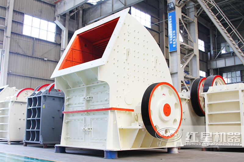 重錘式破碎機進料口大，≤1200mm