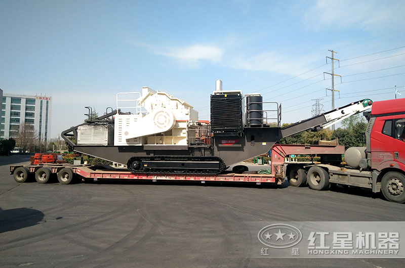 履帶式制砂機一體式設備發貨 履帶式制砂機一體式設備發貨