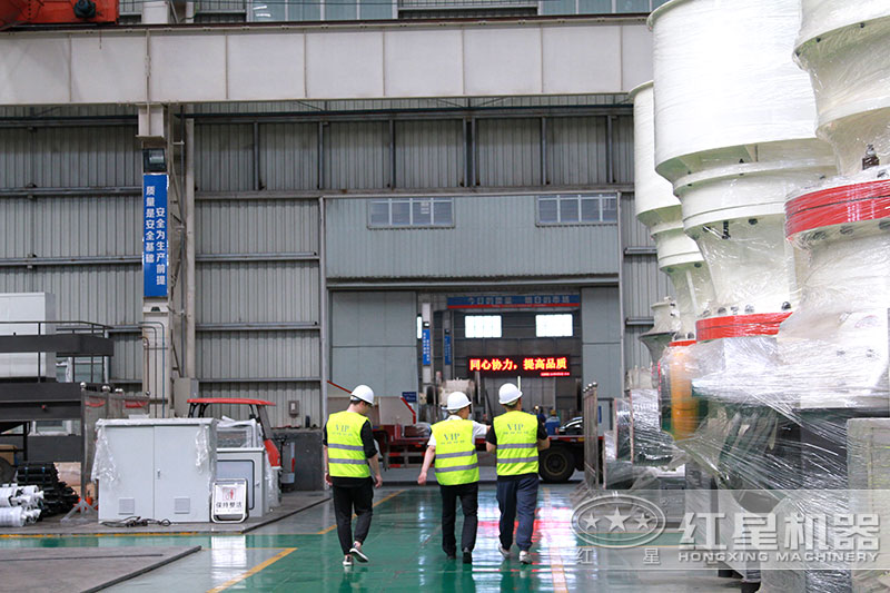 客戶考察石料設(shè)備車間 客戶考察石料設(shè)備車間