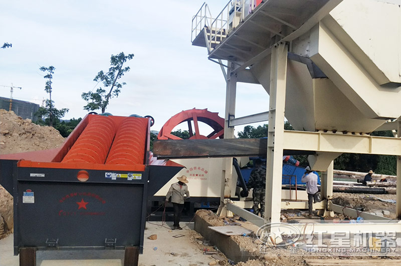 水洗沙機安裝現(xiàn)場 水洗沙機安裝現(xiàn)場