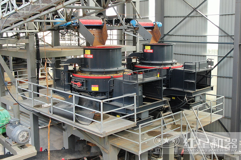 沖擊式制砂機(jī)現(xiàn)場